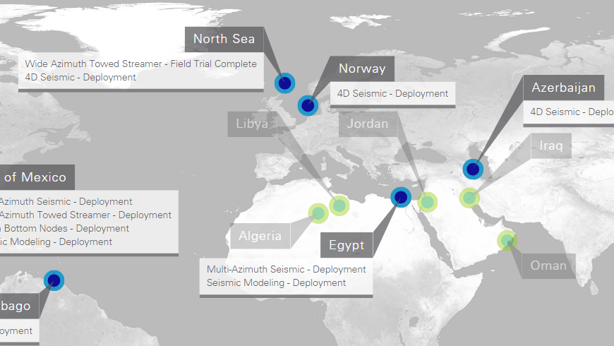 BP Upstream Interactive Map