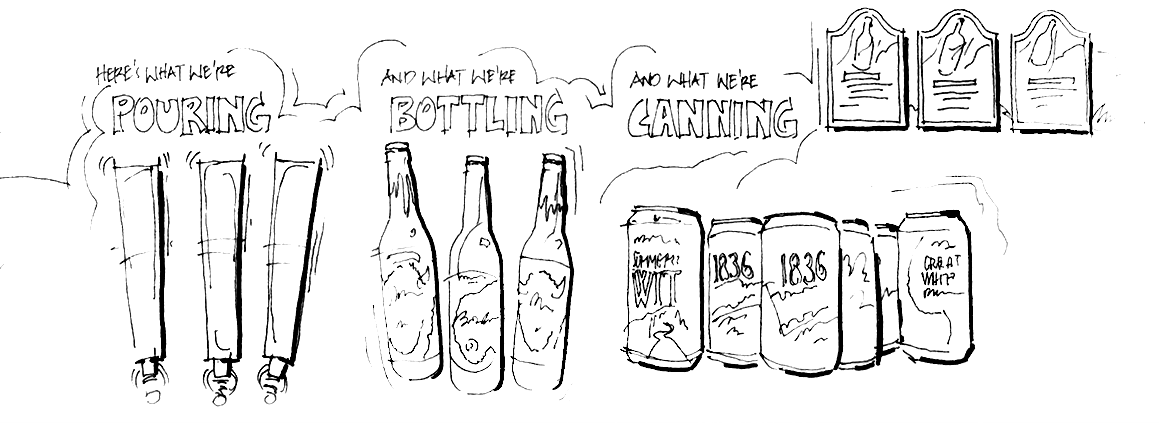 Buffalo Bayou Brewing Company - Concept Sketch 2