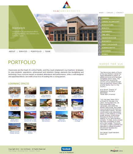 VLK Architects Website